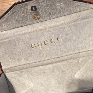 Gucci eyeglass case